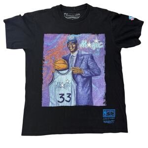 Shaquille O' Neal Orlando Magic Draft Mitchell & Ness black shirt Size Medium